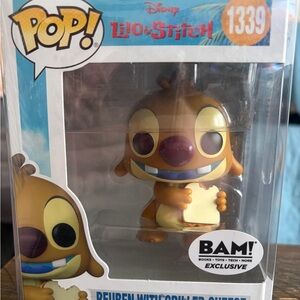 Disney Pop! Reuben Brown and Cream Figure with Purple Accents bam exclusive